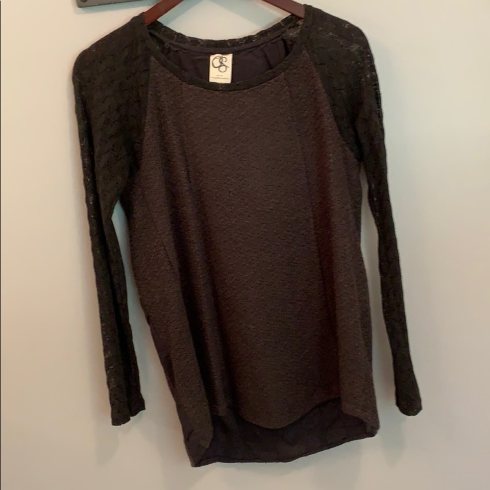 Charcoal blouse